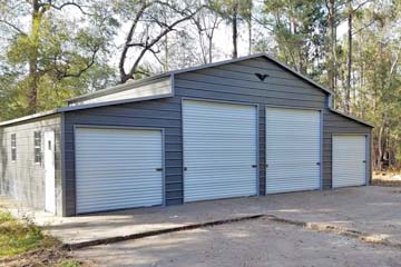 Steel garages